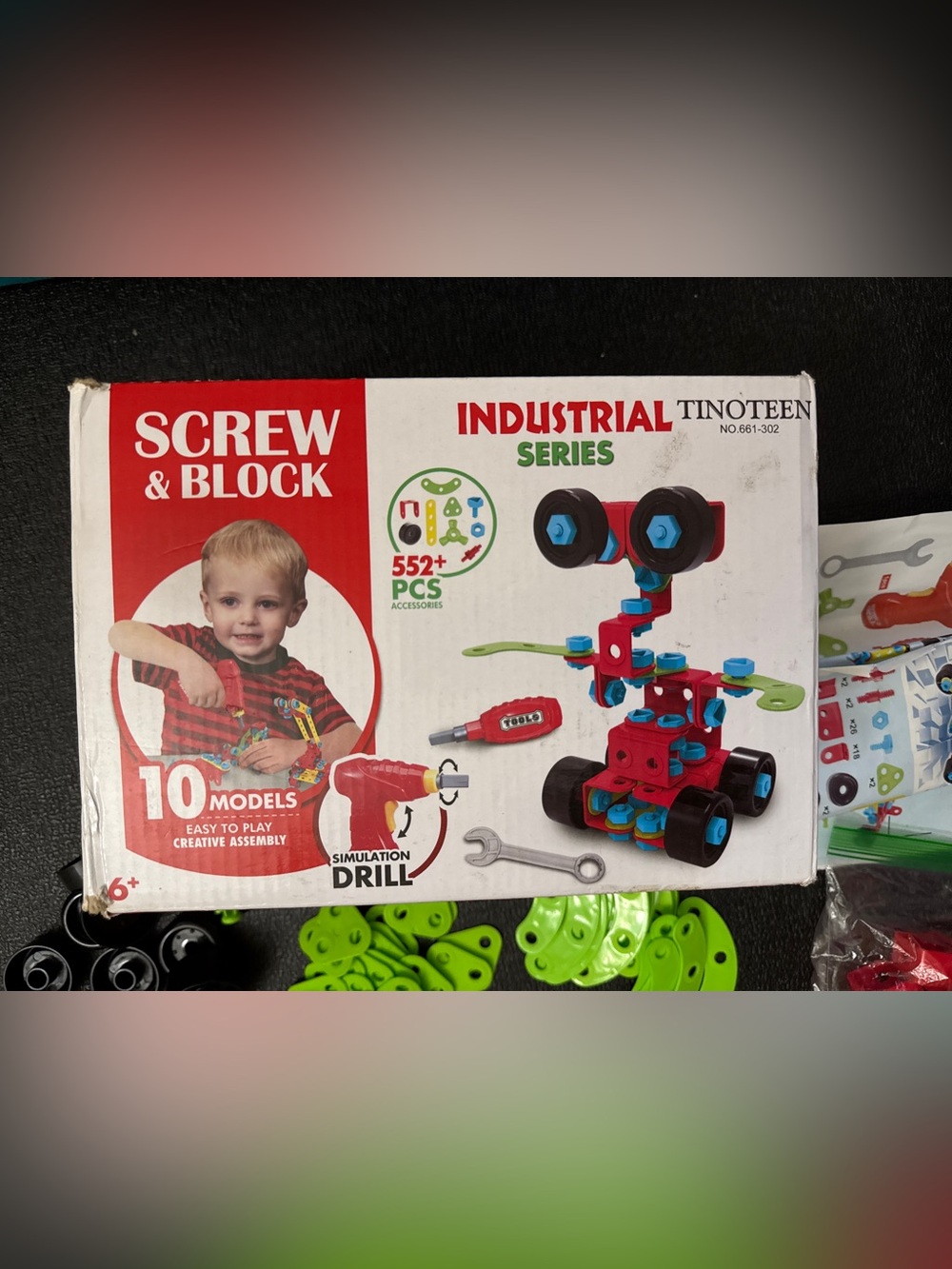 $19 for 2 items - Screw & Block Industrial Series Building Set for kids